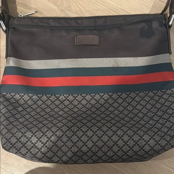 Brown Gucci Messenger Bag - Picture 9 of 14